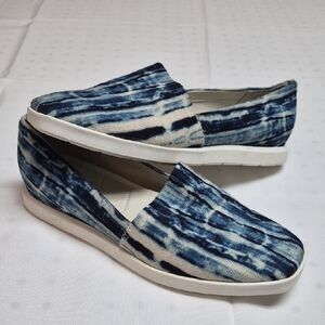 Franco Sarto Slip Ons Tie Dye Look. New Cond
